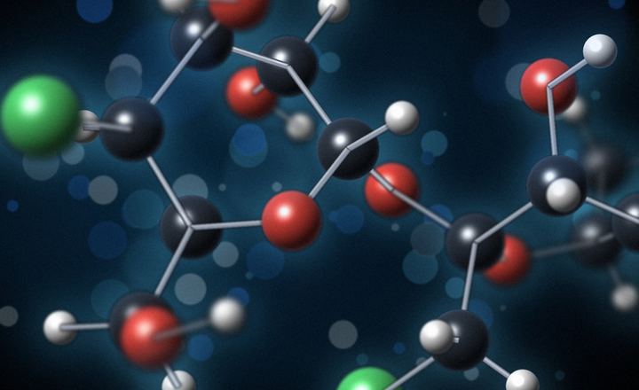 Modelo molecular de la sucralosa