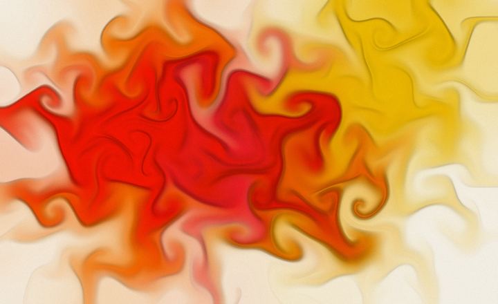 Colorantes dispersándose en agua